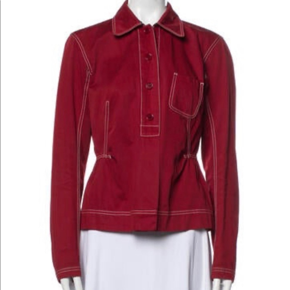 PRADA Moto Biker Jacket Top